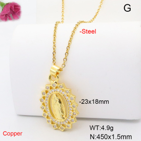 F6N408945aajl-L017  Fashion Copper Necklace