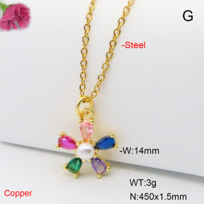 F6N408952vail-L017  Fashion Copper Necklace