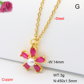 F6N408953vail-L017  Fashion Copper Necklace
