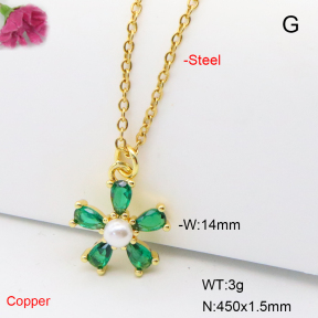 F6N408956vail-L017  Fashion Copper Necklace