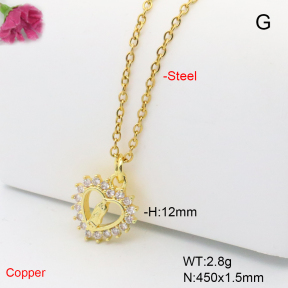 F6N408958vail-L017  Fashion Copper Necklace