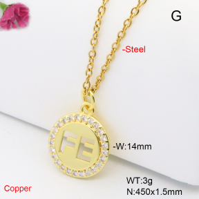 F6N408961avja-L017  Fashion Copper Necklace