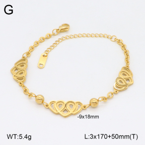 2B2004574bbov-747  Stainless Steel Bracelet