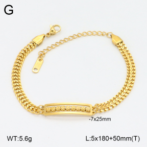 2B2004594bbov-747  Stainless Steel Bracelet