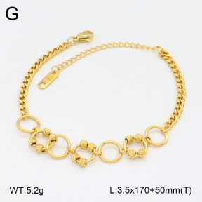 2B2004600bbov-747  Stainless Steel Bracelet