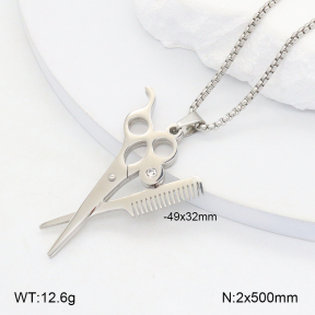 2N4004558aako-704  Stainless Steel Necklace