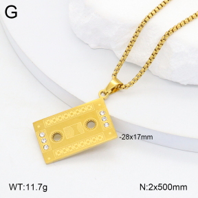 2N4004559aako-704  Stainless Steel Necklace