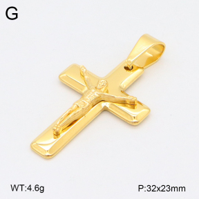 2P2004693bbov-436  Stainless Steel Pendant