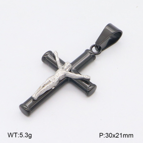 2P2004716bbov-436  Stainless Steel Pendant