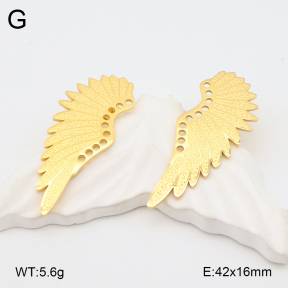 2E2006261bbov-628  Stainless Steel Earrings