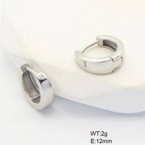 6E2007038bhva-106D  316 SS,Handmade Polished  Stainless Steel Earrings