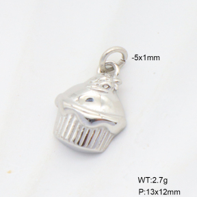 6P2001854baka-G034  Handmade Polished  Stainless Steel Pendant