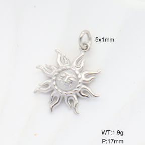 6P2001856bbmi-G034  Handmade Polished  Stainless Steel Pendant