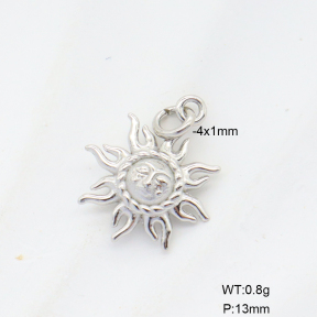 6P2001858ablb-G034  Handmade Polished  Stainless Steel Pendant