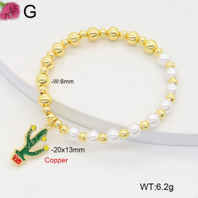 F2B301344vbmb-J81  Fashion Copper Bracelet