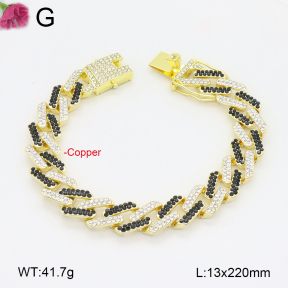 F2B402489vbmb-J171  Fashion Copper Bracelet