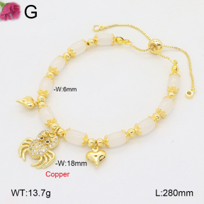 F2B402531vbmb-J81  Fashion Copper Bracelet