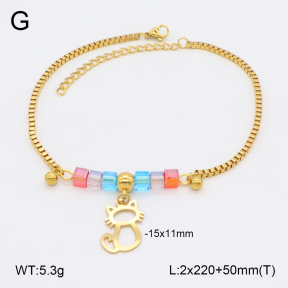 2A9001706ablb-350  Stainless Steel Anklets