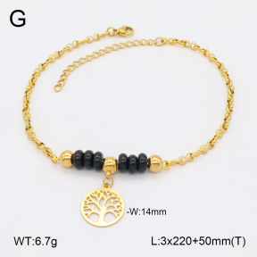 2A9001709ablb-350  Stainless Steel Anklets