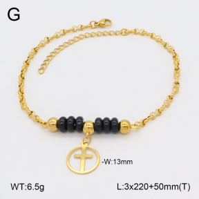 2A9001713ablb-350  Stainless Steel Anklets