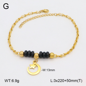 2A9001714ablb-350  Stainless Steel Anklets