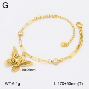 2B4005091bhbl-669  Stainless Steel Bracelet