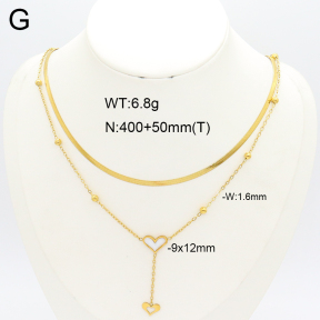 2N3002838bblj-698  Stainless Steel Necklace