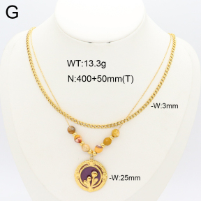2N4004516bhjl-669  Stainless Steel Necklace