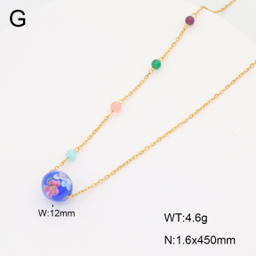 2N4004600ablb-350  Stainless Steel Necklace