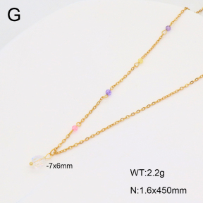 2N4004602ablb-350  Stainless Steel Necklace