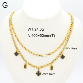 2N4004621bbml-698  Stainless Steel Necklace