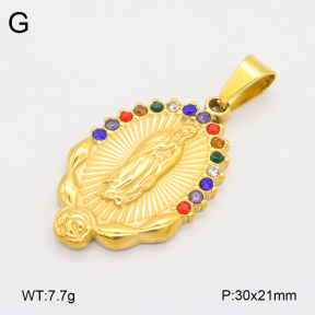 2P4001300baka-355  Stainless Steel Pendant