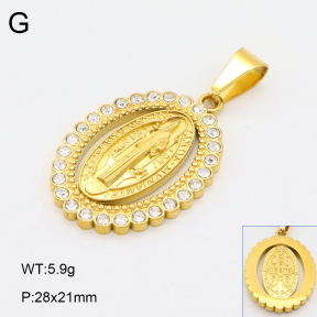 2P4001303vbmb-355  Stainless Steel Pendant