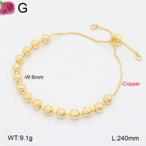 F2B200186vbmb-J48  Fashion Copper Bracelet