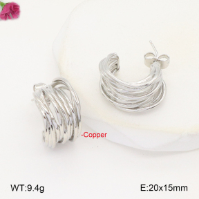 F2E202006bbov-J48  Fashion Copper Earrings