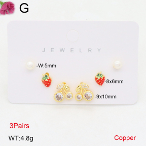 F2E300925bhia-J48  Fashion Copper Earrings