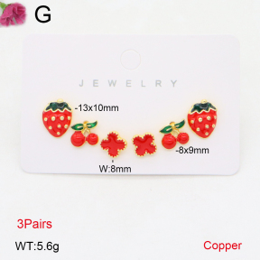 F2E300927bhva-J48  Fashion Copper Earrings