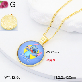 F2N300352ablb-J48  Fashion Copper Necklace