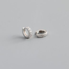 JE8554vhpj-Y10  925 Silver Earrings  WT:0.75g  8mm  EH1265