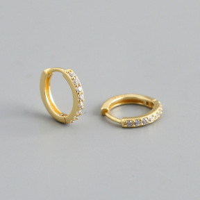 JE8561aiml-Y10  925 Silver Earrings  WT:1.3g  12mm  EH1265