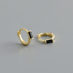 JE8569aink-Y10  925 Silver Earrings  WT:1.15g  10.5*12mm  EH1262