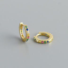 JE8571aipl-Y10  925 Silver Earrings  WT:1.24g  11.3*13mm  EH1172