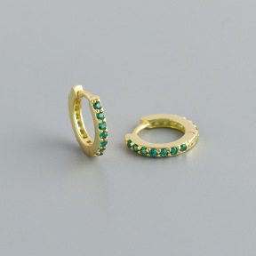 JE8573aipl-Y10  925 Silver Earrings  WT:1.24g  11.3*13mm  EH1172