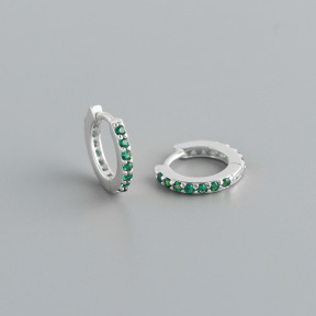 JE8574aipl-Y10  925 Silver Earrings  WT:1.24g  11.3*13mm  EH1172