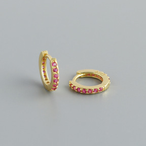 JE8575aipl-Y10  925 Silver Earrings  WT:1.24g  11.3*13mm  EH1172