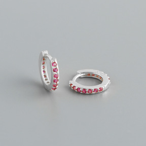 JE8576aipl-Y10  925 Silver Earrings  WT:1.24g  11.3*13mm  EH1172