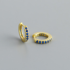 JE8577aipl-Y10  925 Silver Earrings  WT:1.24g  11.3*13mm  EH1172