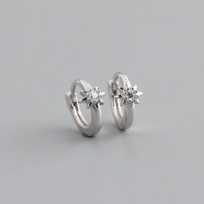 JE8584bihp-Y10  925 Silver Earrings  WT:0.95g  9.3*10.5mm  EH1217