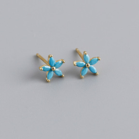 JE8632vhll-Y10  925 Silver Earrings  WT:0.43g  7.2mm  EH1361