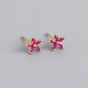 JE8636vhll-Y10  925 Silver Earrings  WT:0.43g  7.2mm  EH1361